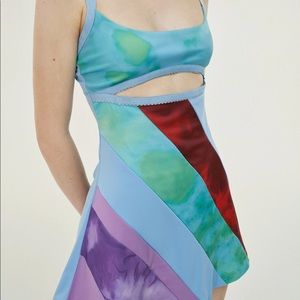 13 going on 30 Multicolor Cut-out Dress